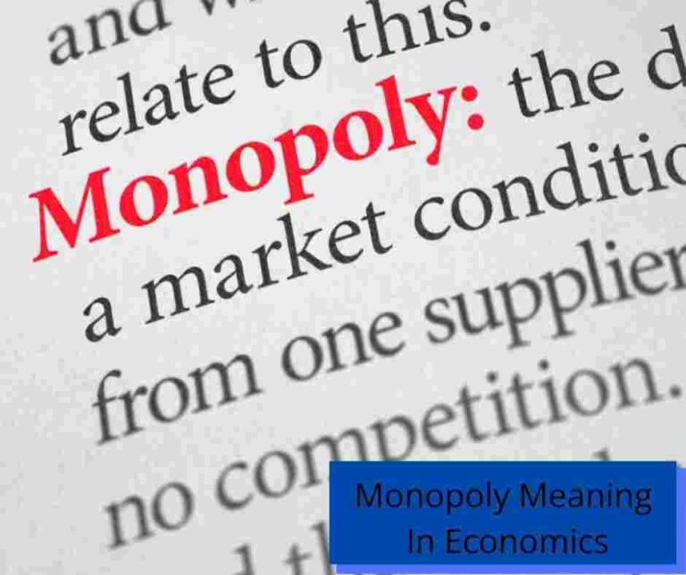 Monopoly Meaning In Economics